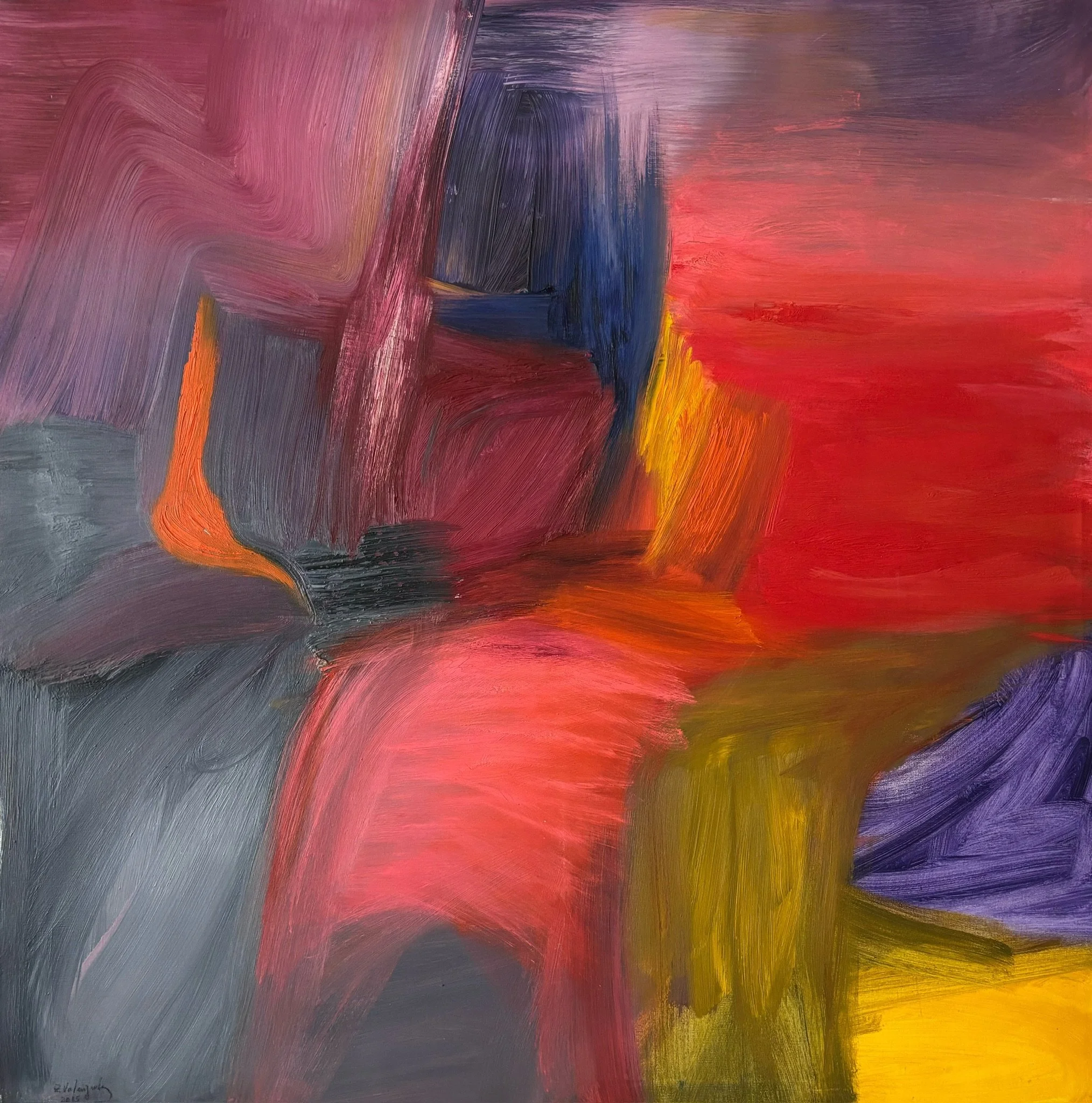 oil on canvas --
120 x 120 cm