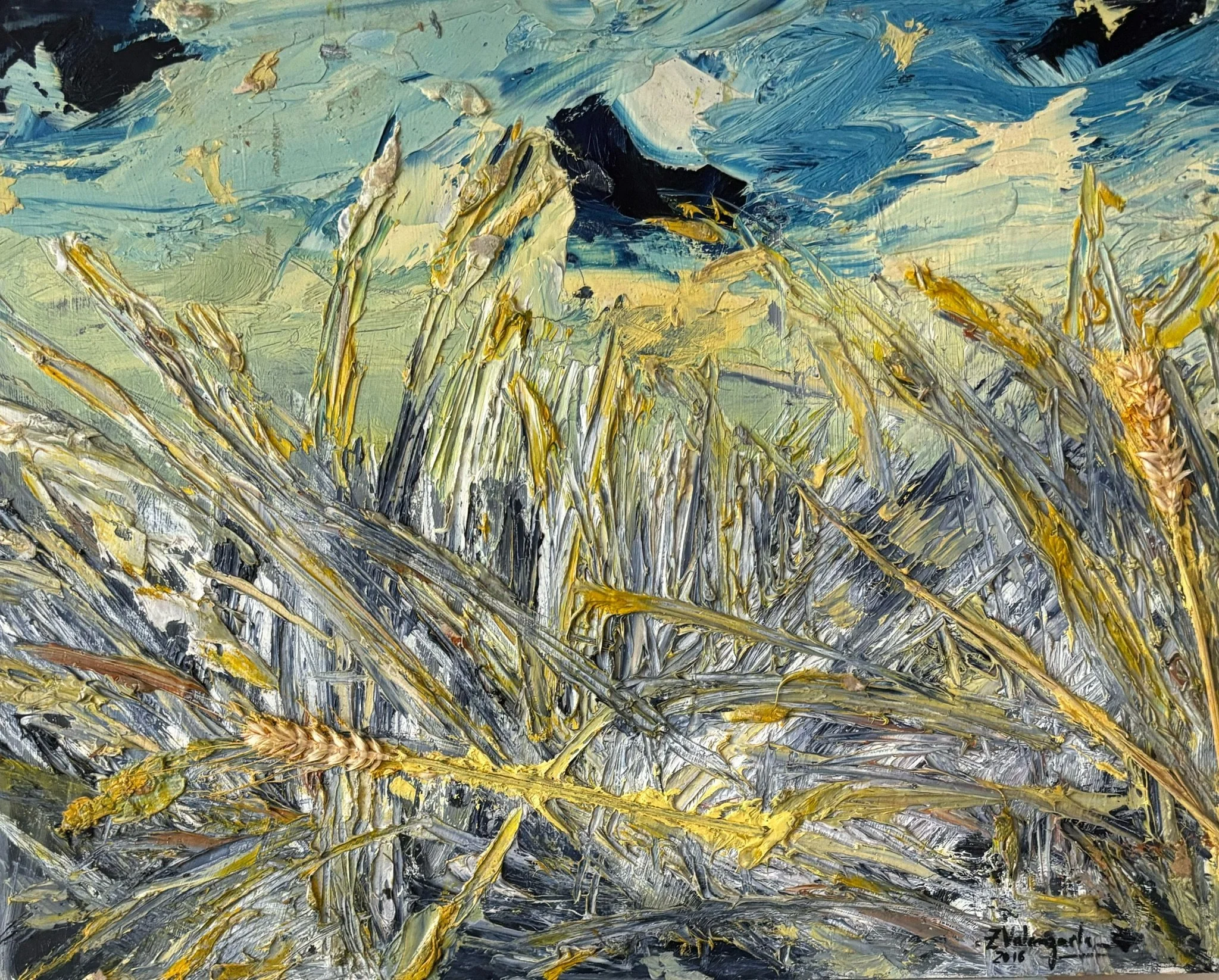 oil on fibre -
35 x 45 cm