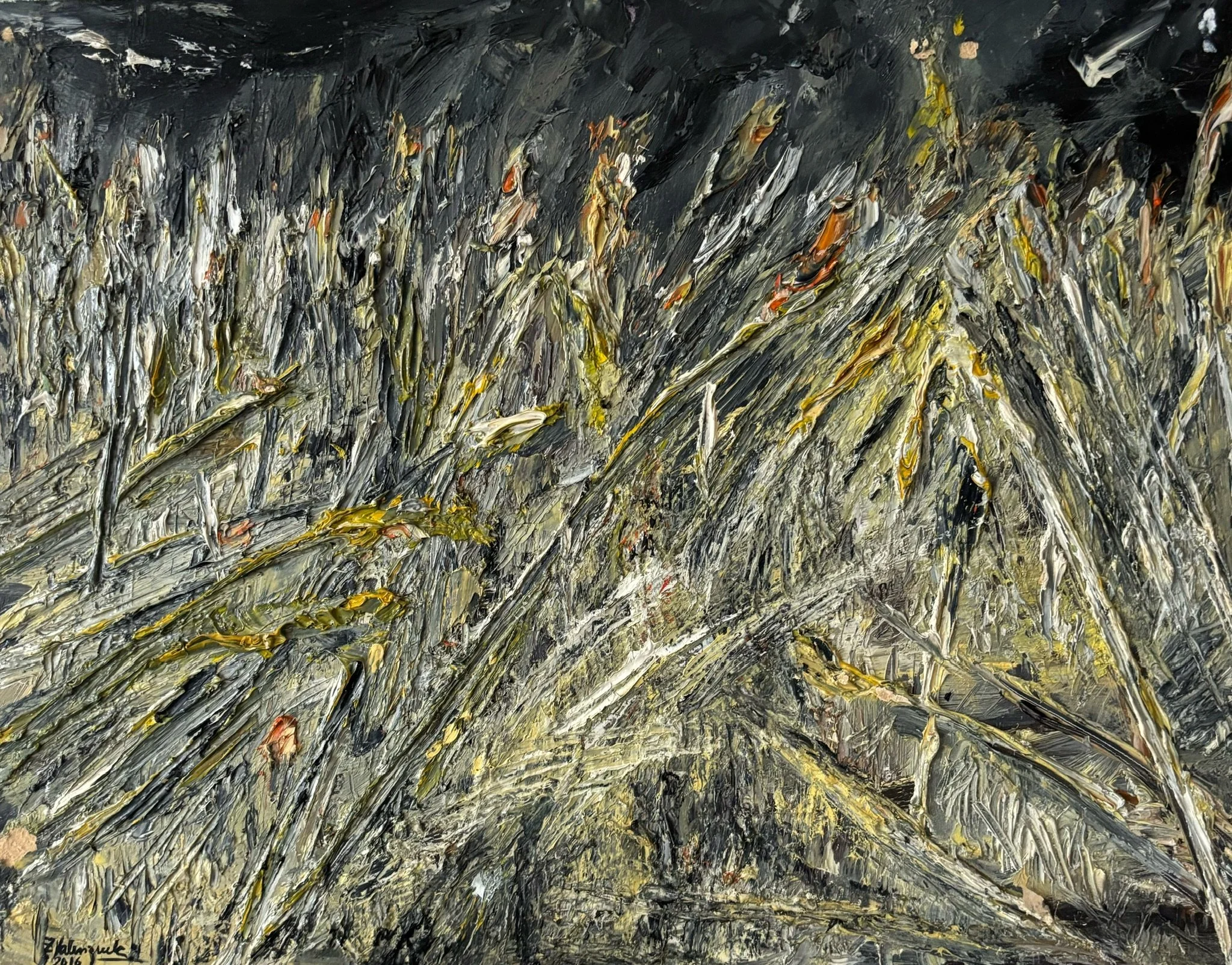 oil on fibre - 35 x 45 cm