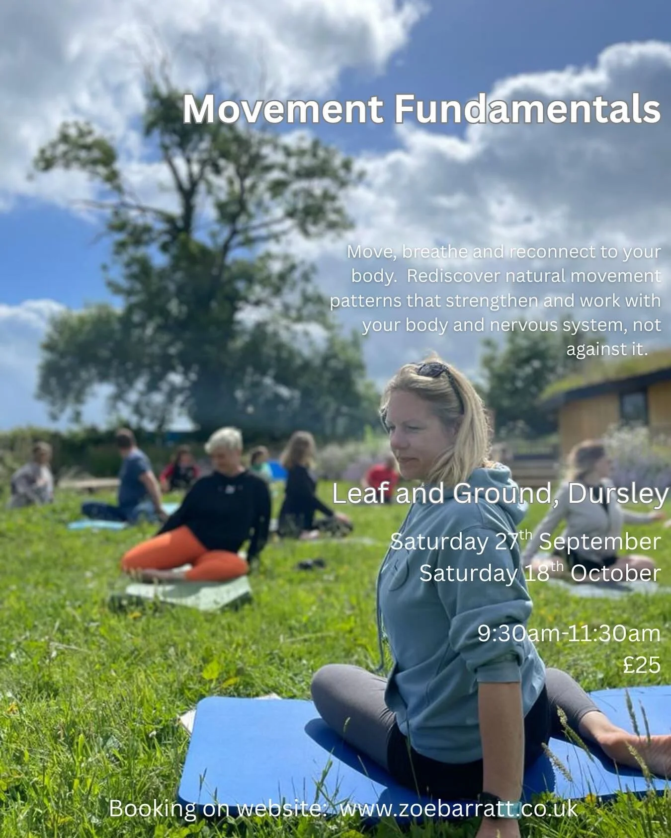 Movement Fundamentals Workshop
@leafandground 

Saturday 27th September
Saturday 18th October

Come and explore your movement potential.  Reintroduce some natural movement patterns that perhaps you haven&rsquo;t explored since you were a child.  Move