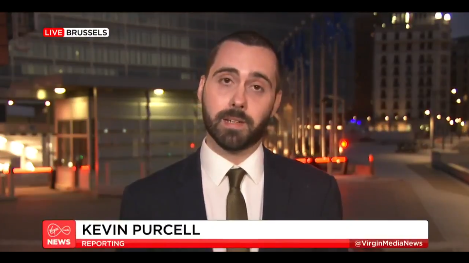 Kevin Purcell reporting live — PR / public relations / communications background in Brussels