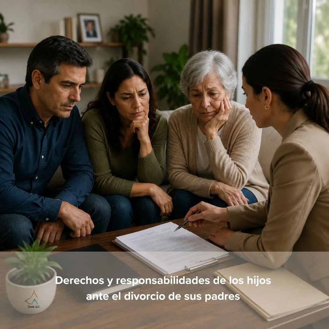 Derechos y responsabilidades de los hijos ante el divorcio de sus padres.&nbsp;