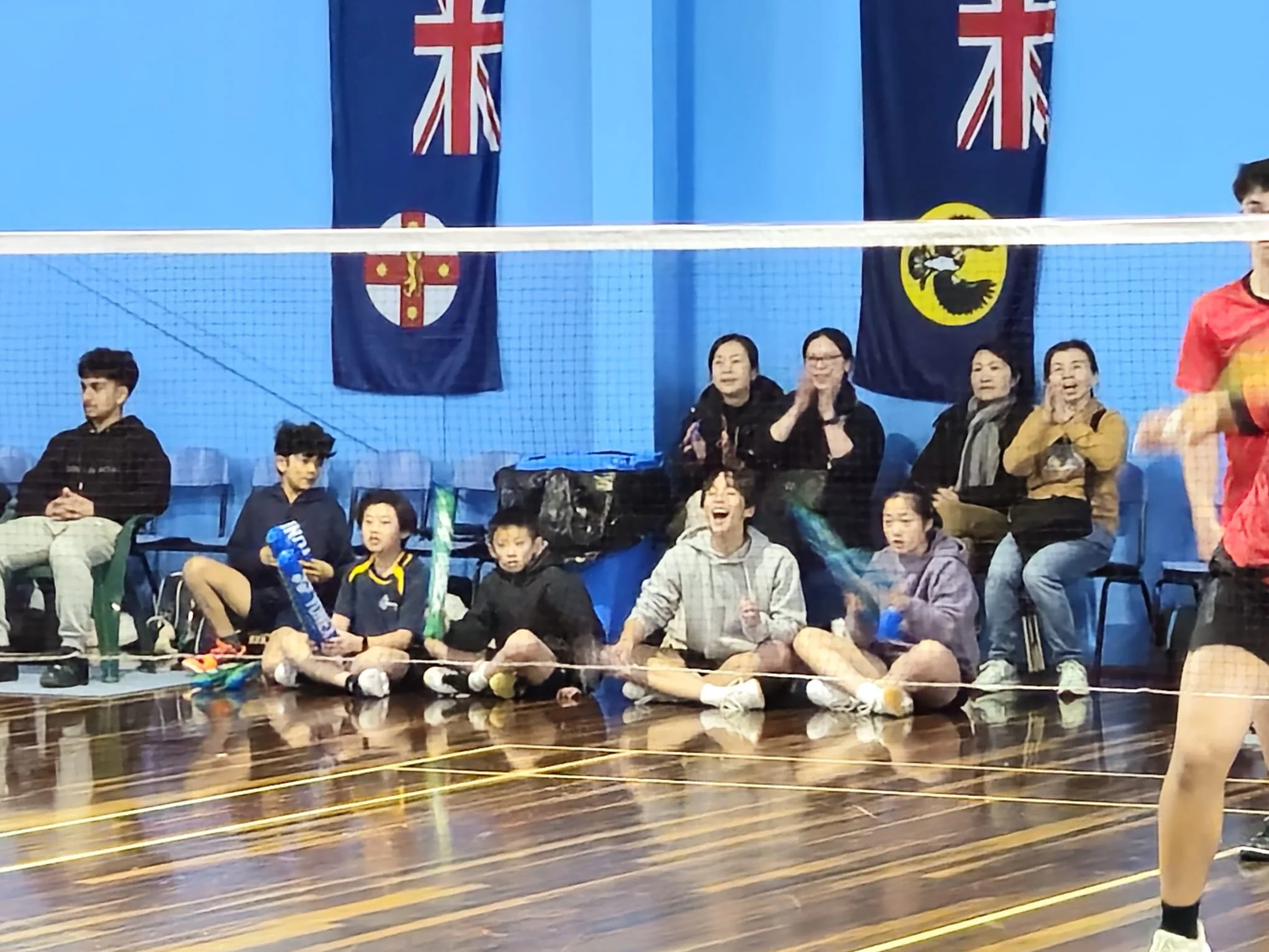 Cheering for team ACT