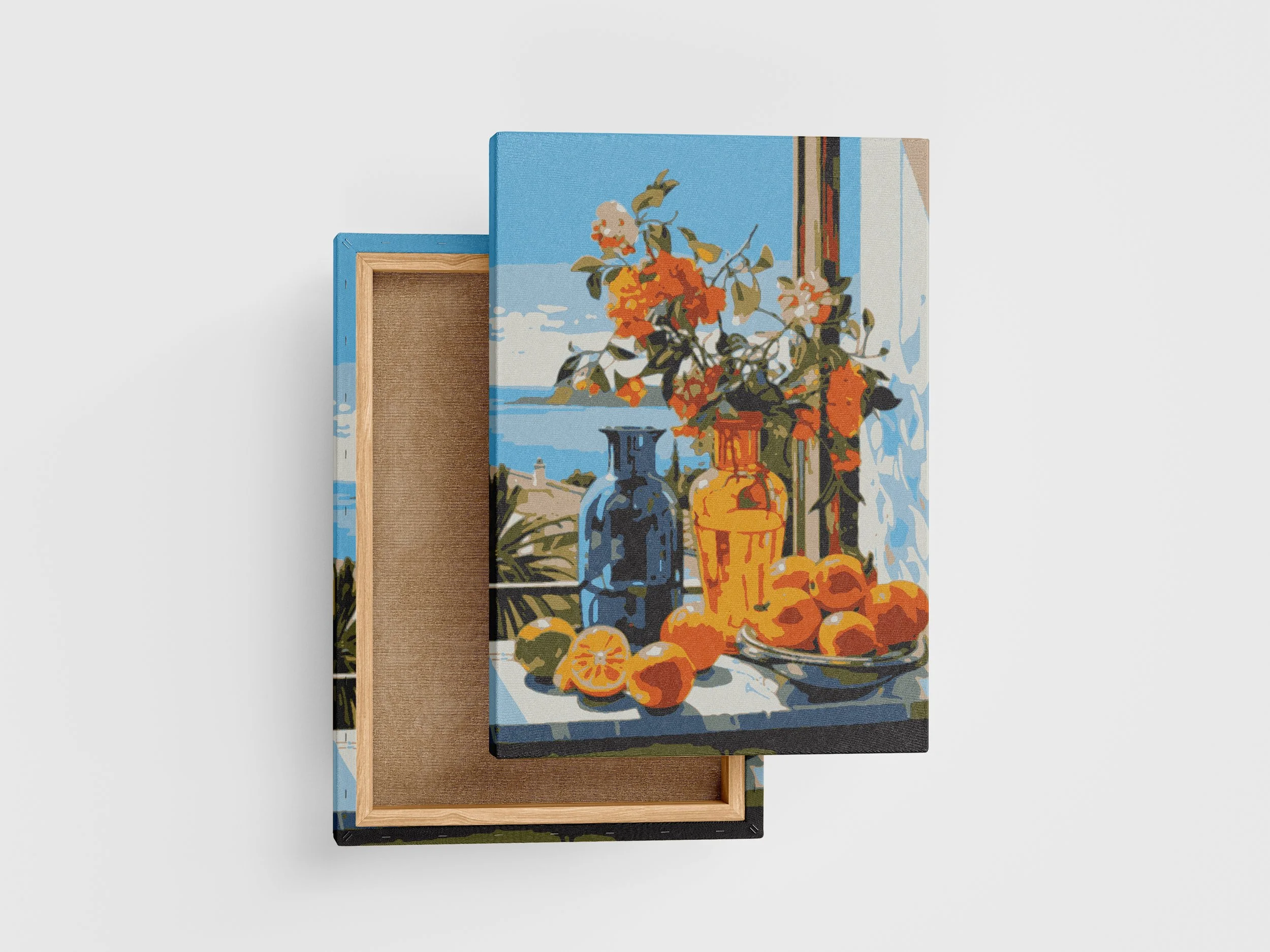 PNP 54 - Bodegon Jarrones y Naranja