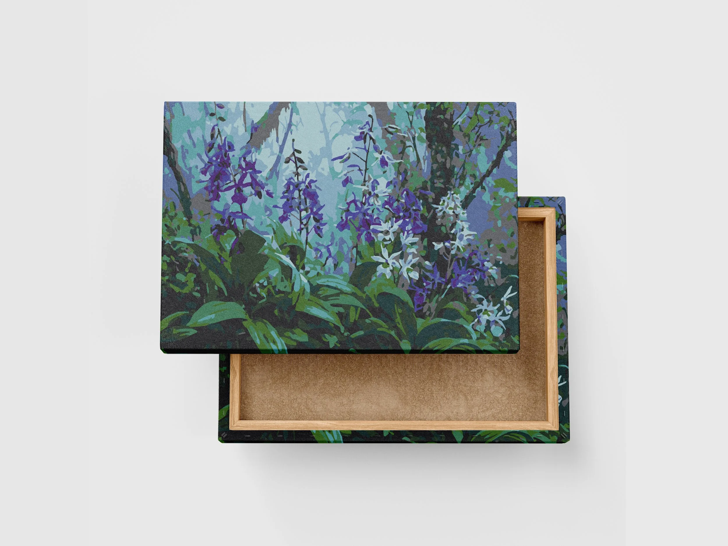 Kit Pintar por Numeros Lavanda en Laurisilva 35x50cm PNP105