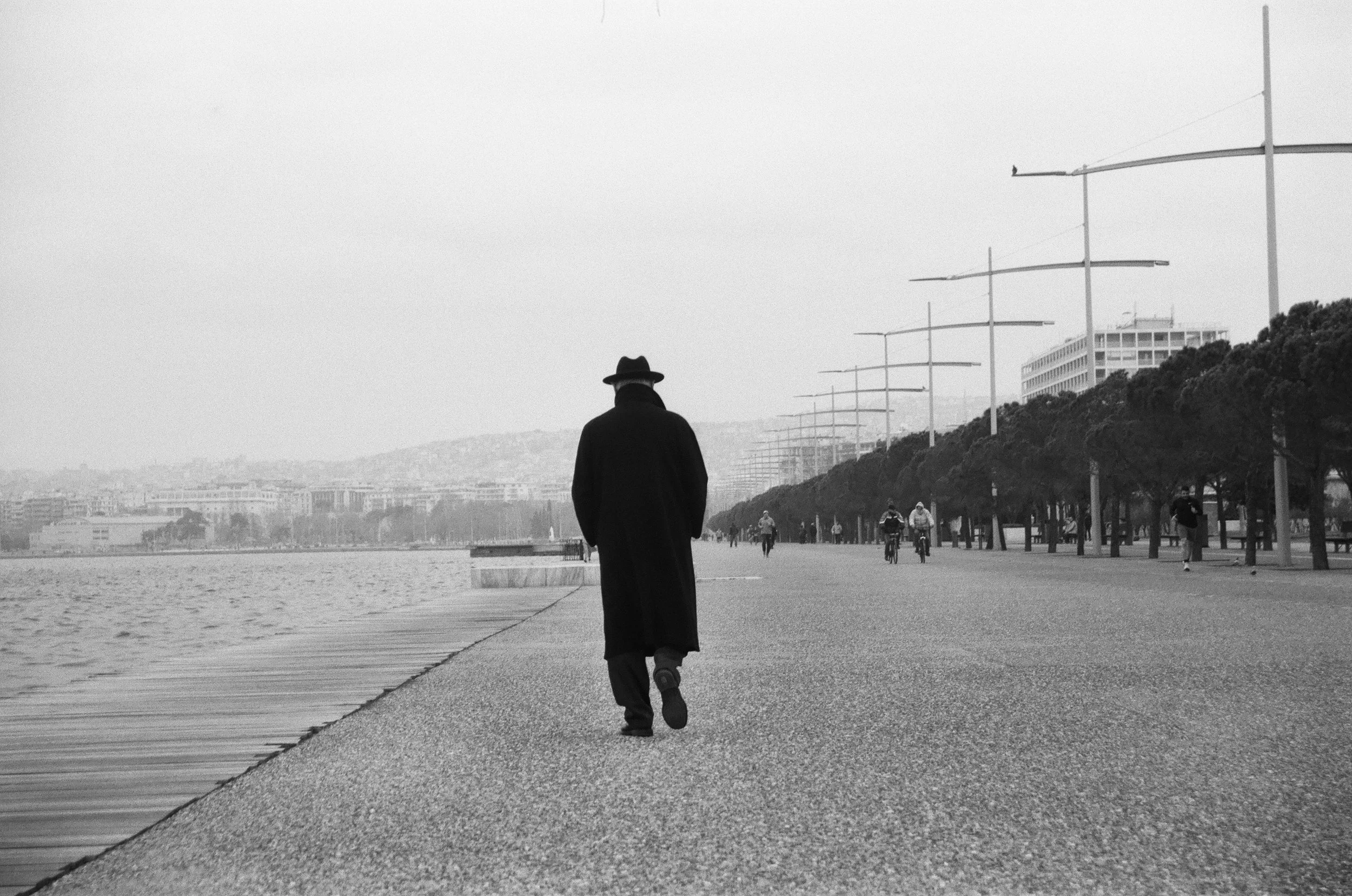 Le Thessalonicien solitaire, Thessalonique, Grèce, 7 janvier 2025