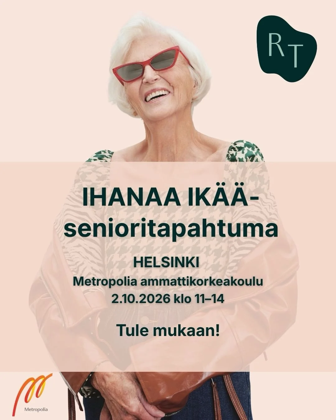 Avoin kutsu senioritapahtumaan Helsinkiin t&auml;ll&auml; viikolla! 🍁☕️🎤

Ratkaiseva Tekij&auml; j&auml;rjest&auml;&auml; perjantaina 2.10. senioreille, omaisille ja muille kiinnostuneille suunnatun tapahtuman, jossa saat tutustua ik&auml;ihmisille