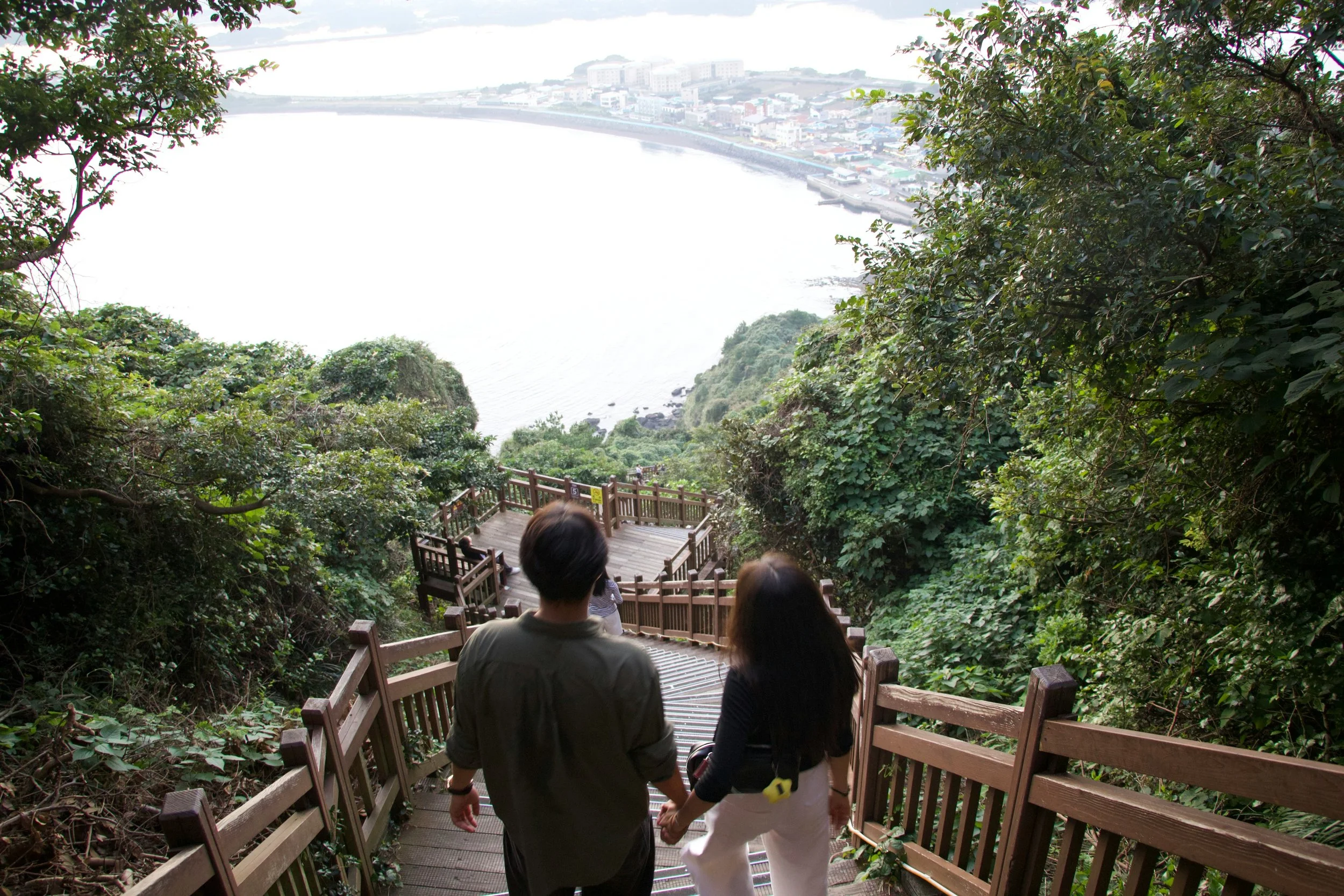 Couple walking together symbolising Valentine’s Day traditions in South Korea and monthly love celebrations