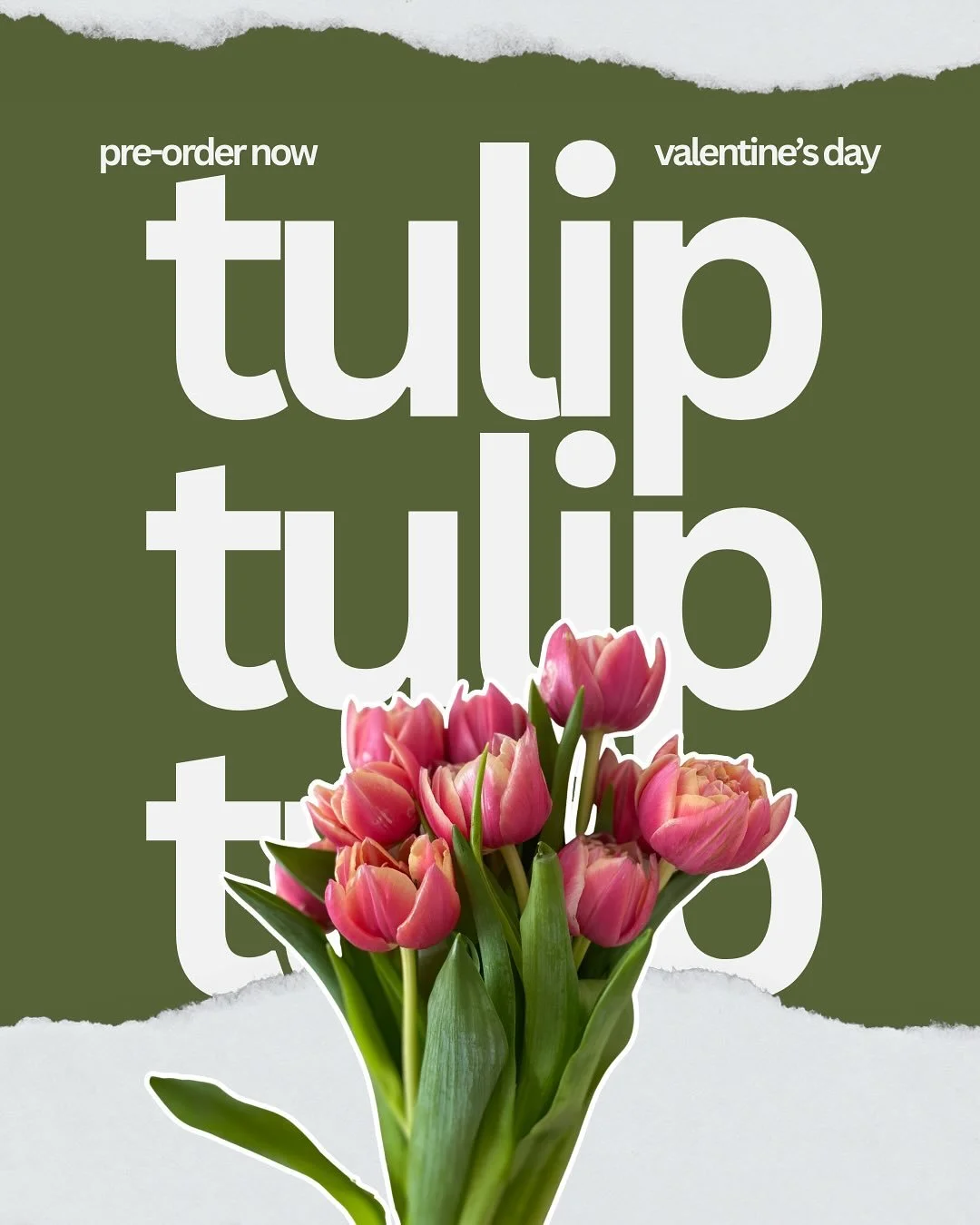 Valentine&rsquo;s bouquet pre-orders available online 💌
we&rsquo;ve partnered with our family friends in s Austin to share a variety bouquet of fresh tulips 💐 
pre-order open now for pick up Saturday February 14