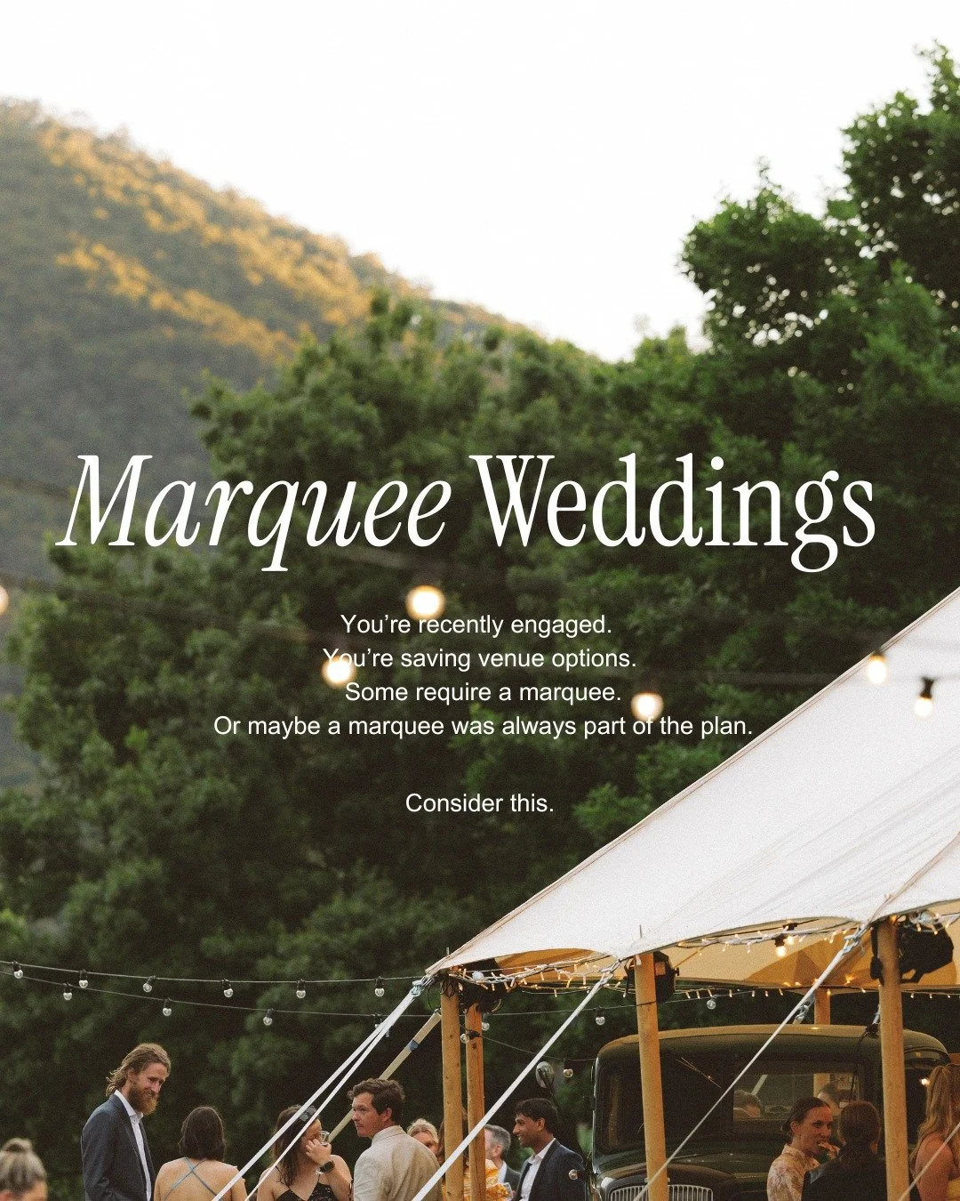 It sounds like a lot but that&rsquo;s exactly what we&rsquo;re here for.

Most couples end up with two or three package options that already do the heavy lifting on marquee size, furniture mix and layout. The custom floor plans make it visual and onc