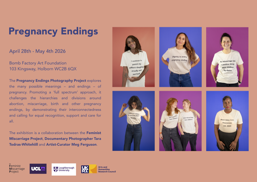 Pregnancy Endings photography exhibition