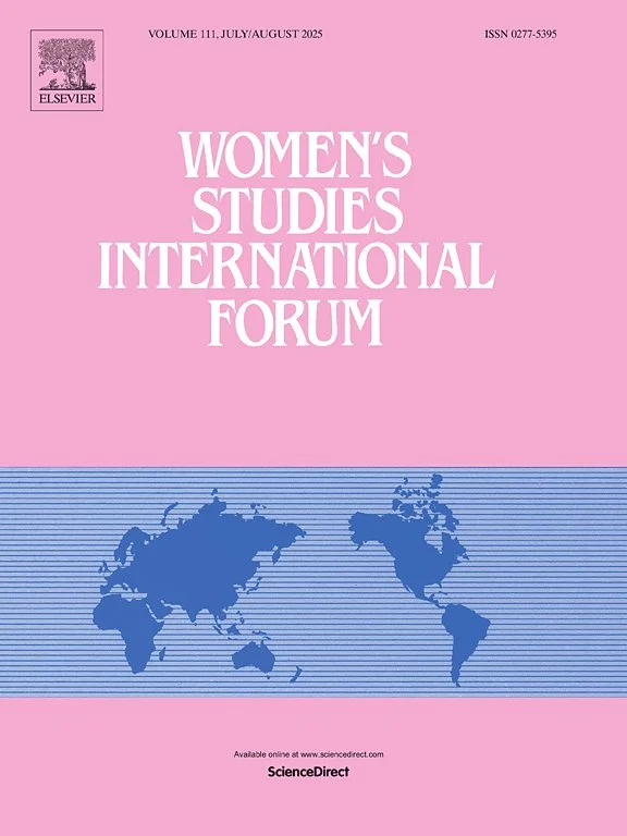 Cover of the journal titled 'Women’s Studies International Forum'.