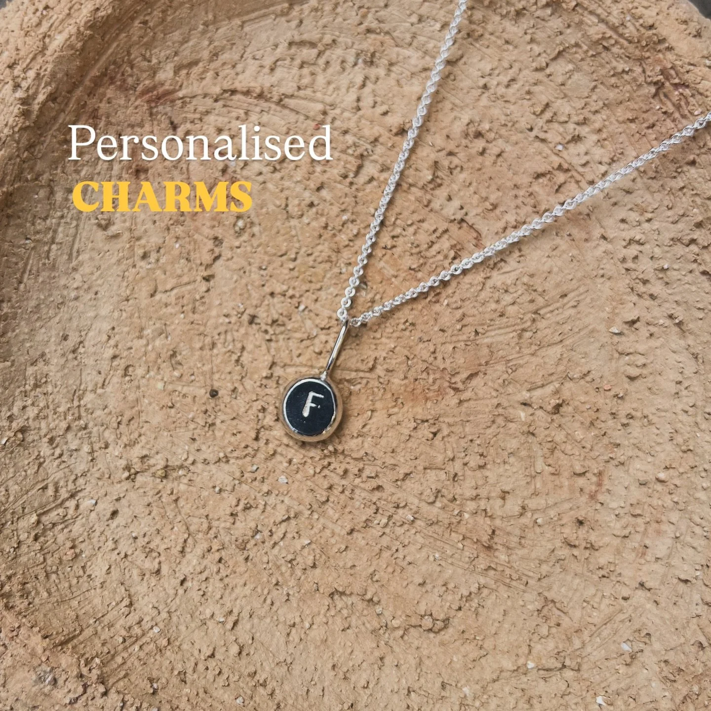 Personalised pendants &mdash; with your chosen letter.
One side or both.
Thoughtful, minimal, and made to last &mdash; a perfect holiday gift idea 🎁 
Made to order, DM to get yours ✨

Jewellery holder by @studiokefi_ 

#kaltjewellery #lettercharm #h
