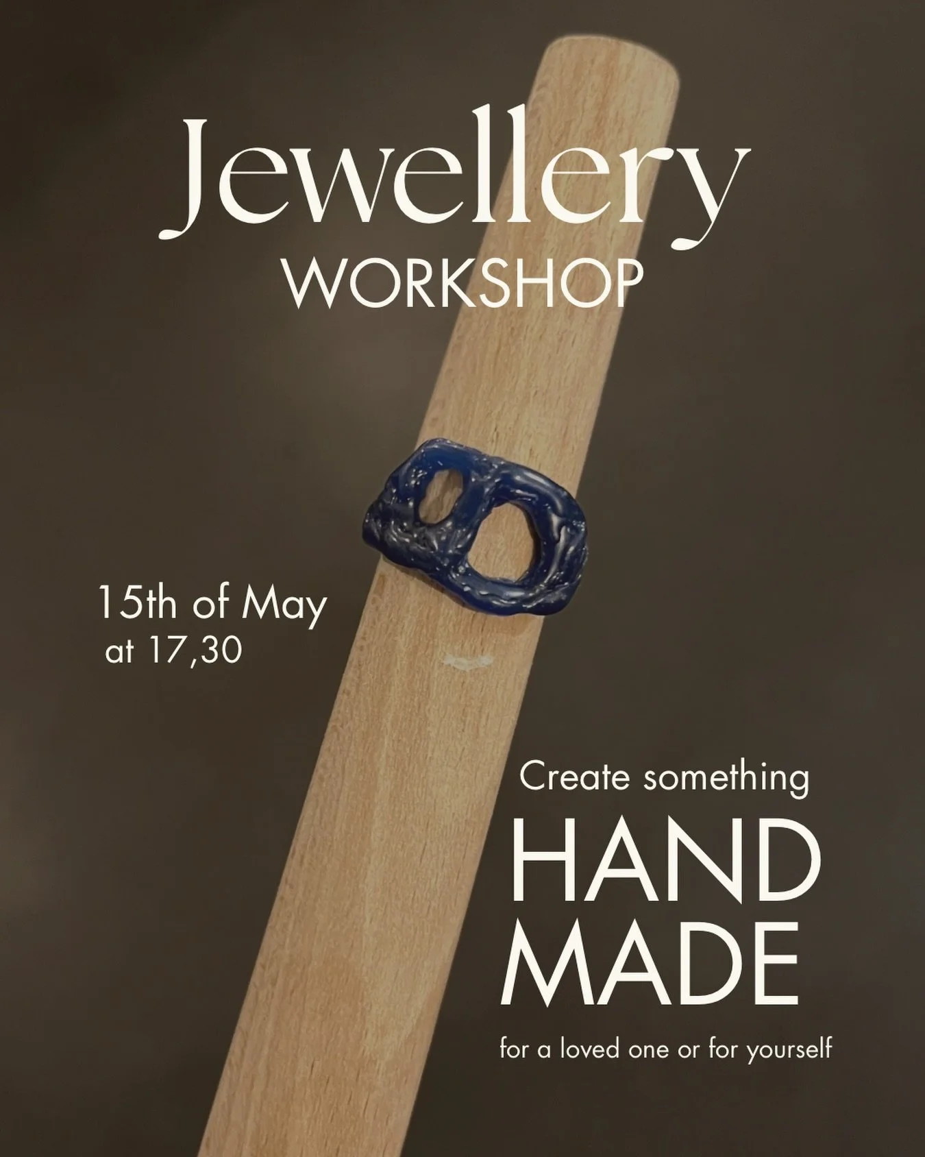 The next group workshop is this Friday.
A couple of hours in the studio &mdash; hands in wax, no experience needed. Just creativity and the will to make something with your hands 🤍
3 spots left &middot; 15 May &middot; Ryesgade 108A, Copenhagen
Book