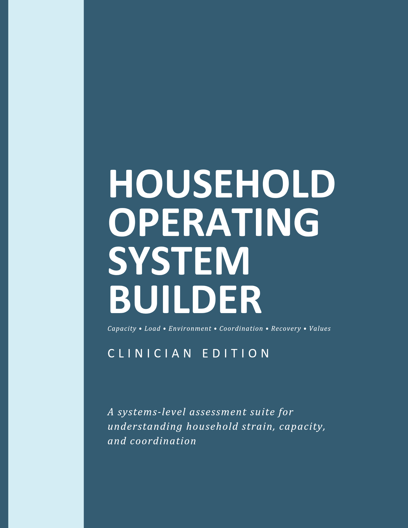 Household Operating System Builder (HOSB) — Clinician Edition (PDF Download)