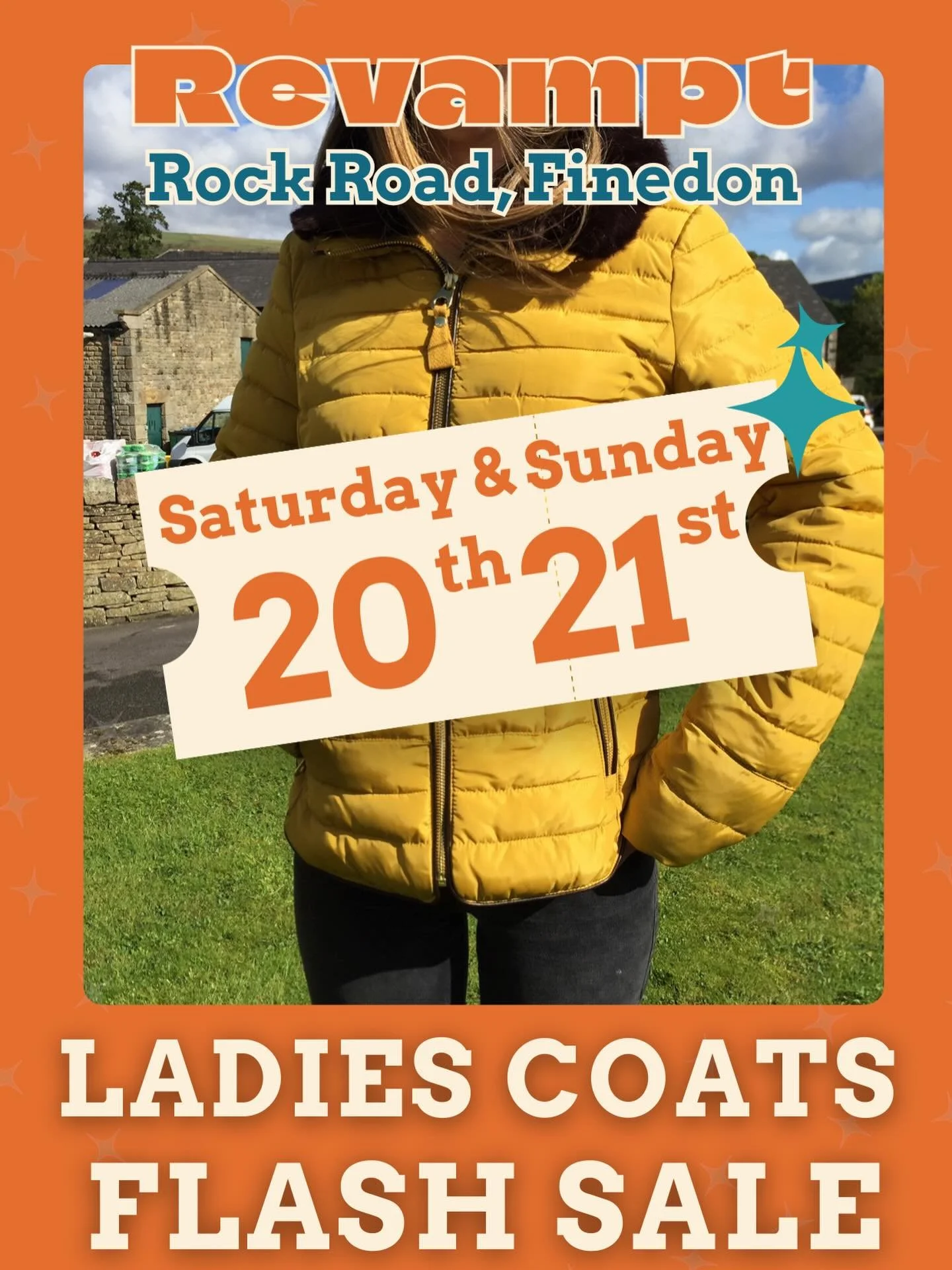 FLASH SALE THIS WEEKEND ONLY‼️

20% OFF MARKED PRICE OF ALL LADIES COATS 

OPEN SATURDAY 10-4 &amp; SUNDAY 10-4