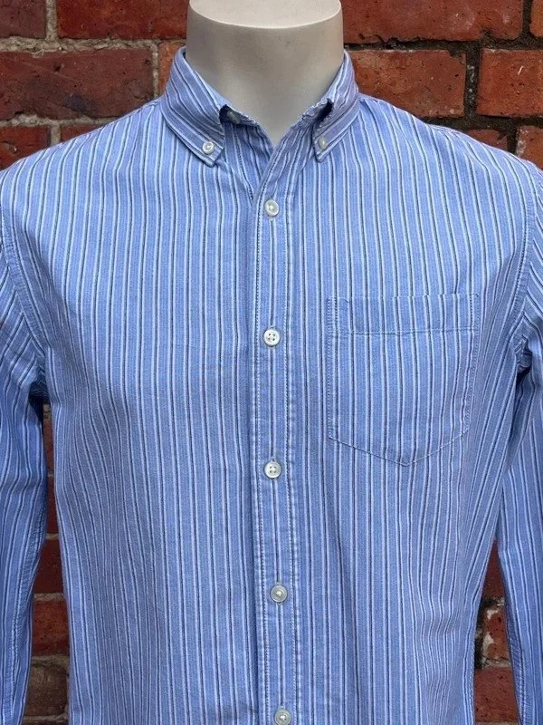 Check out Denim &amp; Supply Ralph Lauren Blue White Striped Shirt Small, the latest item I added on eBay! #eBay #eBaySeller

https://ebay.us/m/E2RuXQ