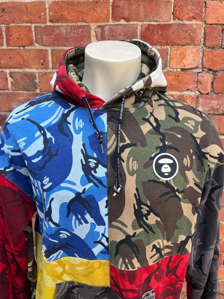 Check out AAPE By A Bathing Ape Patchwork Camo Hoodie Size Large, the latest item I added on eBay! #eBay #eBaySeller

https://ebay.us/m/wTXIot