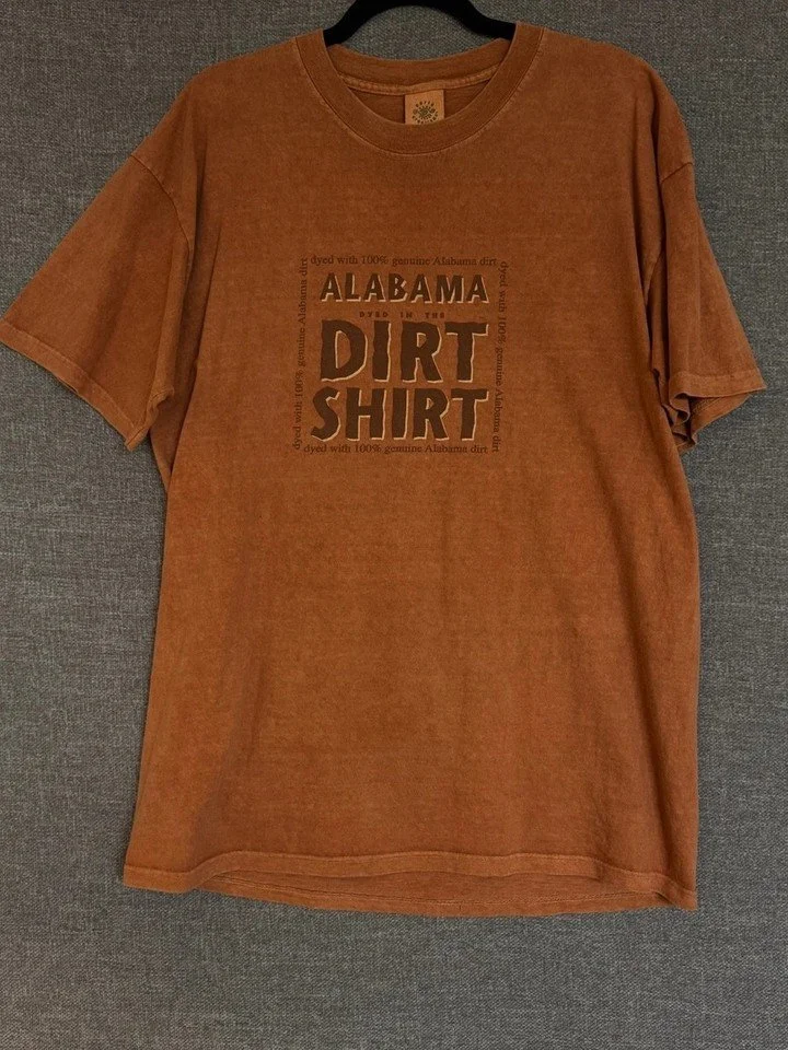 Check out Vintage Earth Creations Clay-Dyed "Alabama Dirt Shirt" Graphic Tee &ndash; Size L, the latest item I added on eBay! #eBay #eBaySeller

https://ebay.us/m/u4caeo