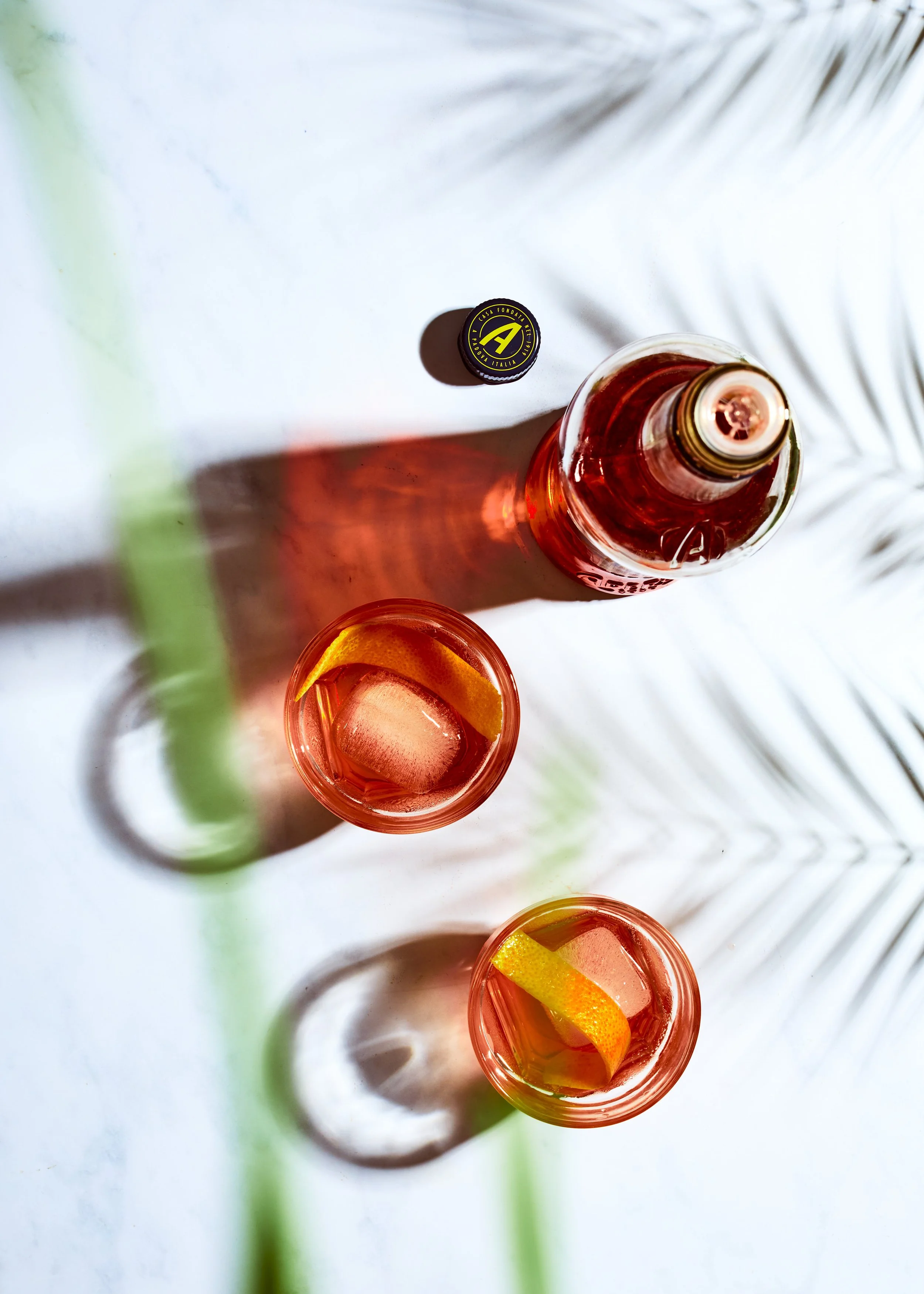 fizz drink styled for commercial shoot in Manchester