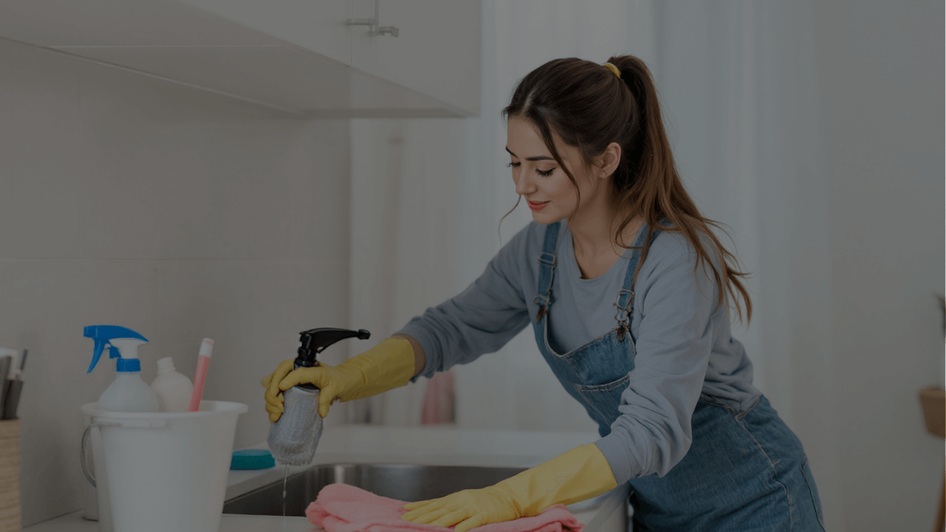 Tres Maids professional maid cleaning a home – trusted maid service near me