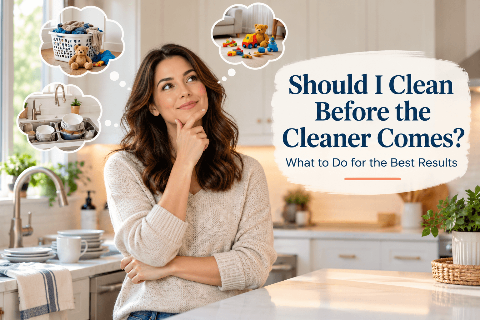 Should I Clean Before the Cleaner Comes? What to Do Before a House Cleaner Arrives