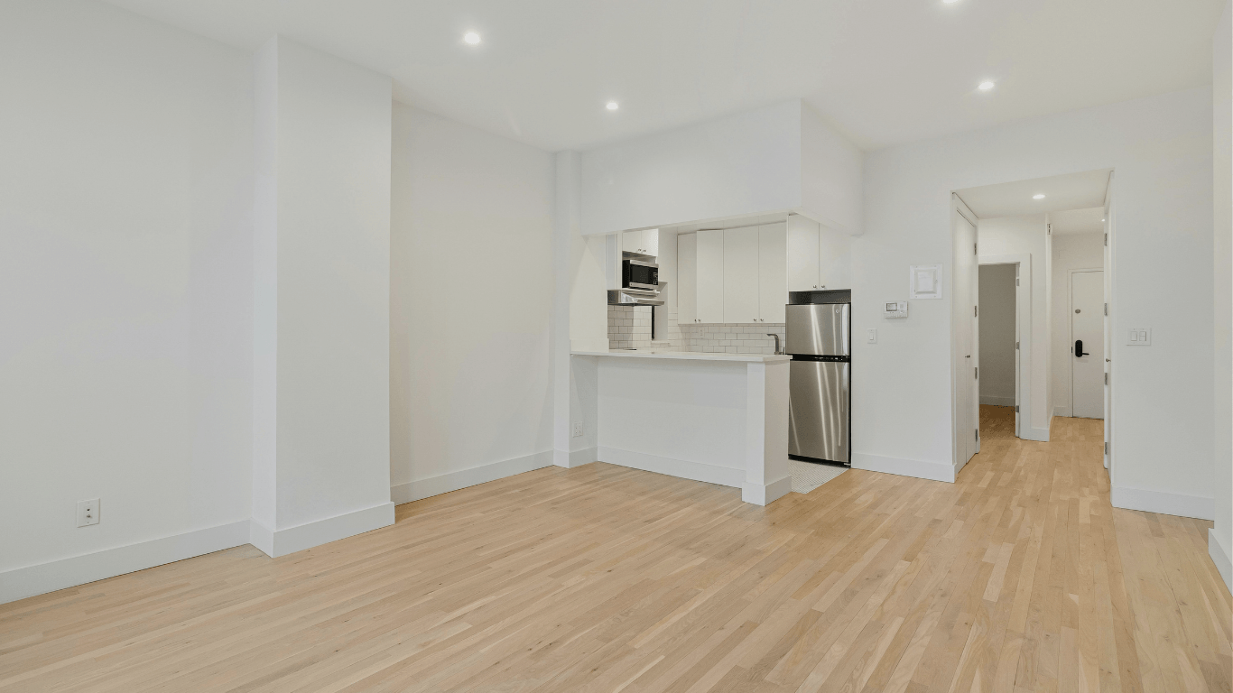 Clean empty kitchen after move-in move-out cleaning in Yonkers NY