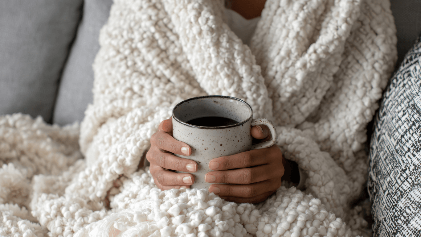 Relaxed woman enjoying her clean Yonkers home with professional house cleaning services taking care of everything.