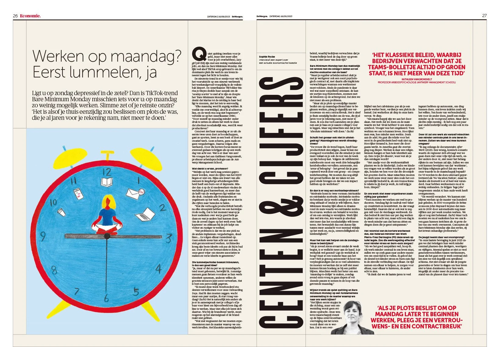 De Morgen - Bare Minimum