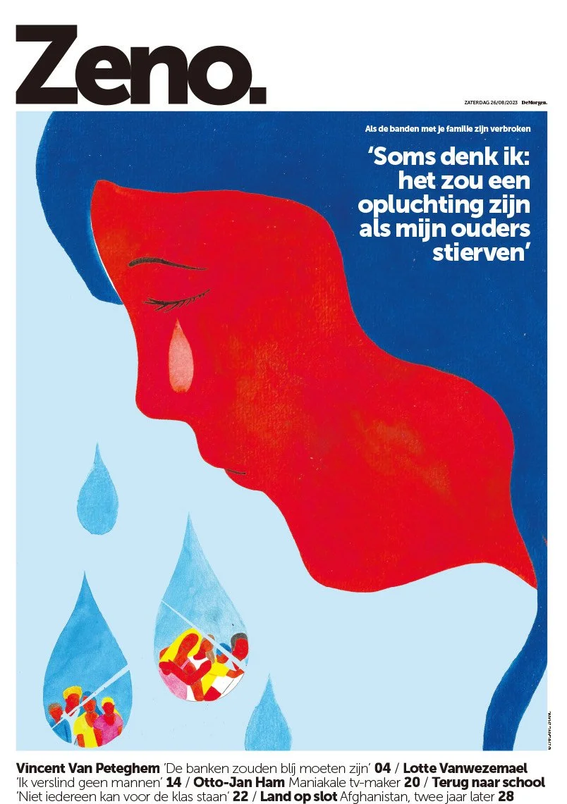 De Morgen - Grieving a Family Member Who is Still Alive
