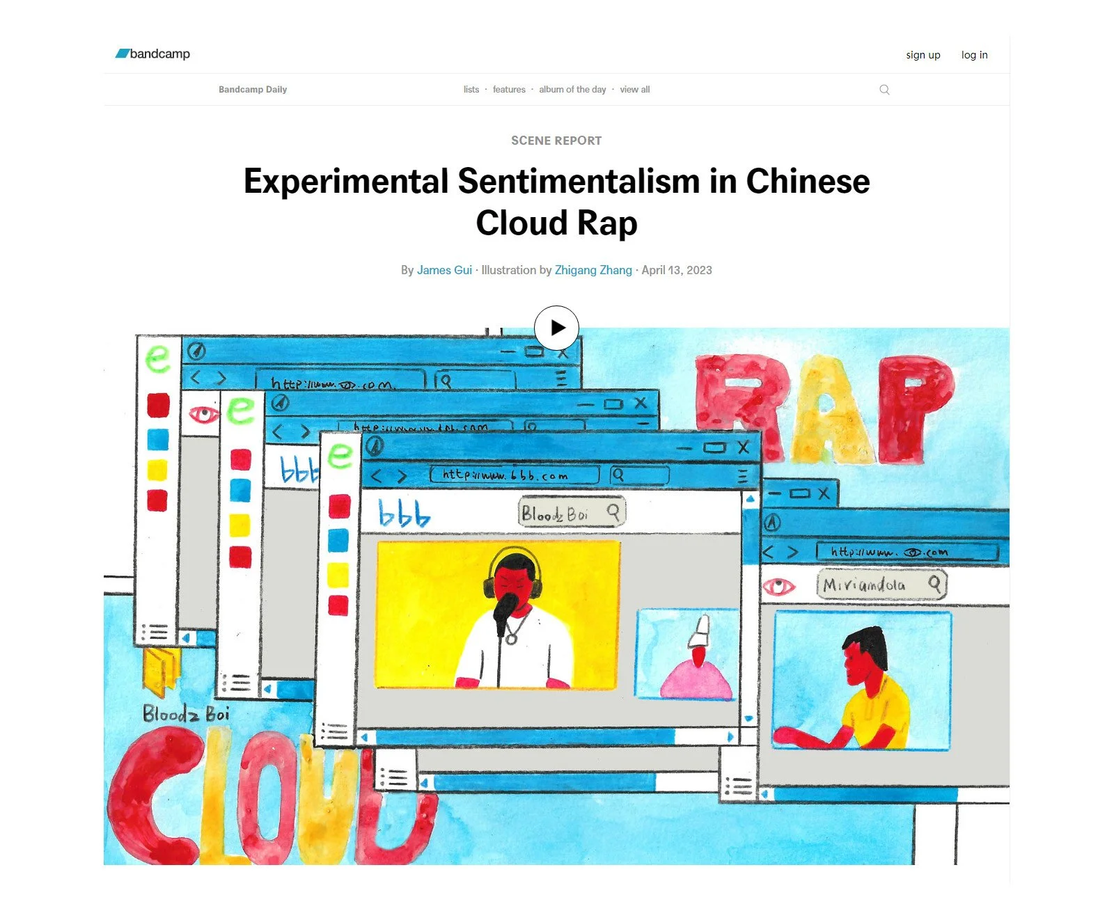Bandcamp - Experimental Sentimentalism in Chinese Cloud Rap