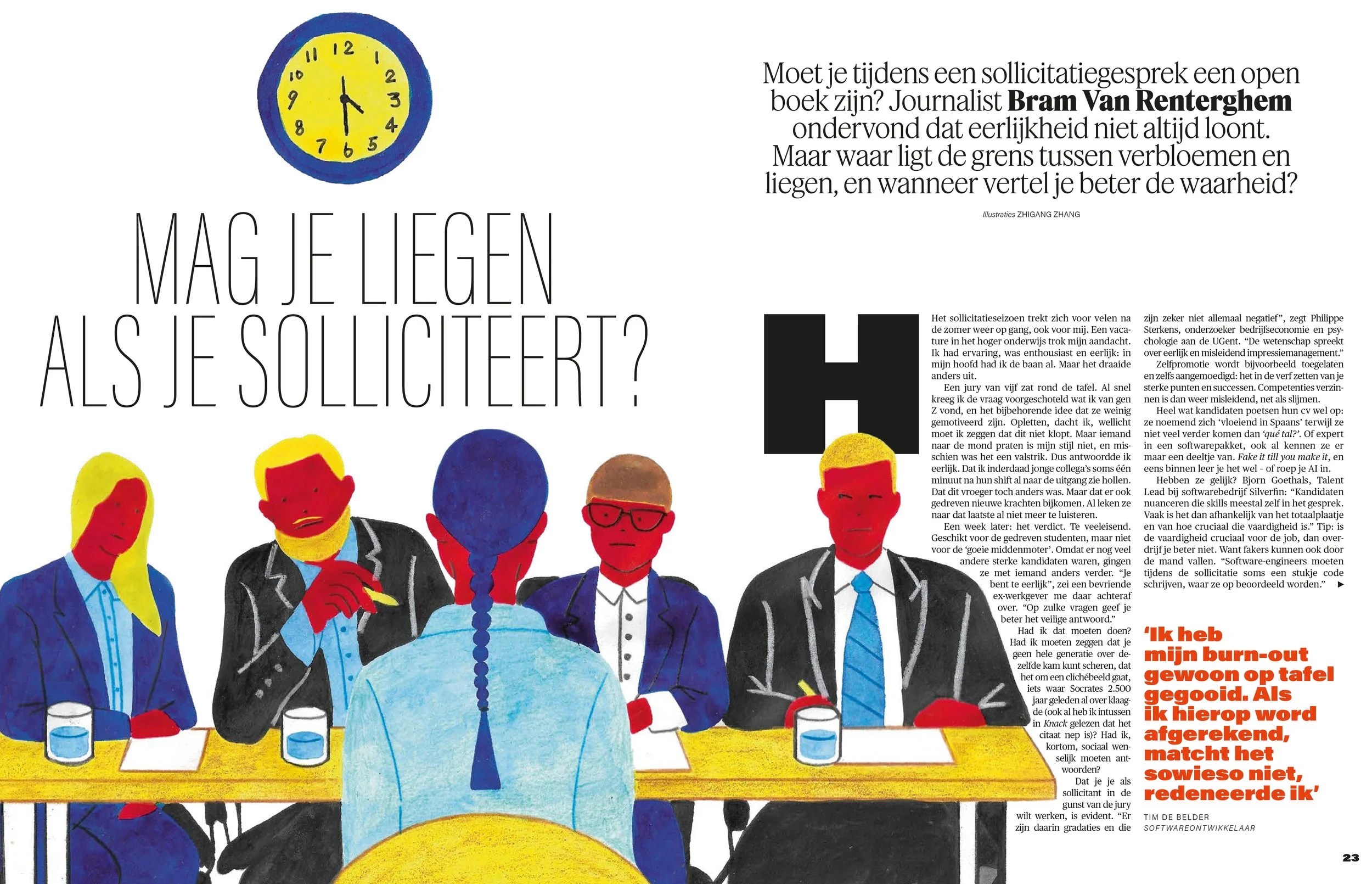 De morgen - Job Interviews