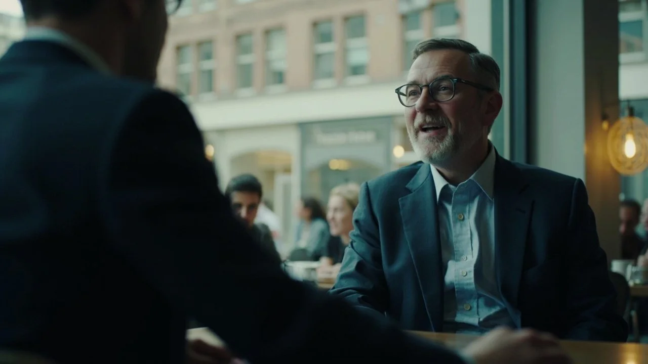 Financial adviser helping client plan long-term wealth