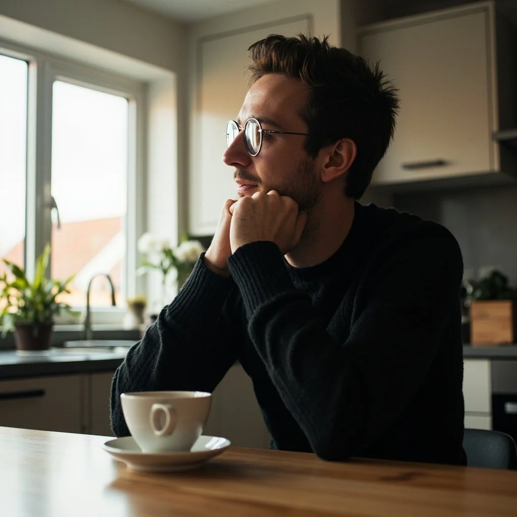 Young professional reflecting on the financial life they are building