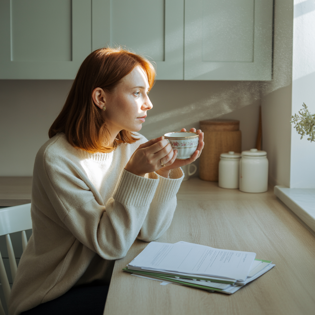 Professional reflecting on financial planning and protection against serious illness