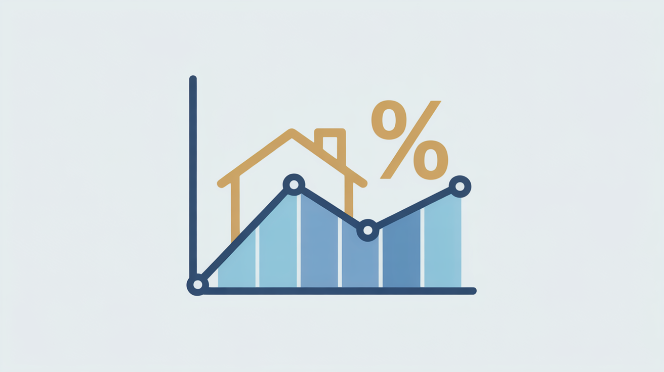 Infographic showing UK mortgage rates stabilising in 2026