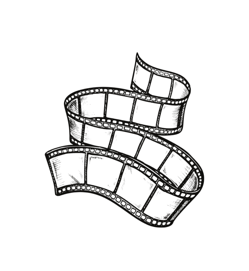 drawing of an old film