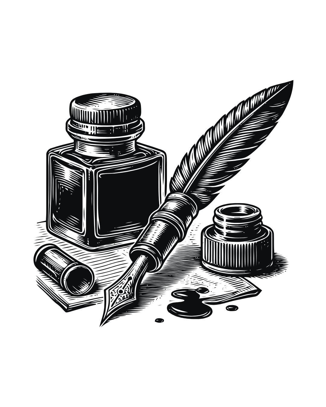 drawing of an old pen