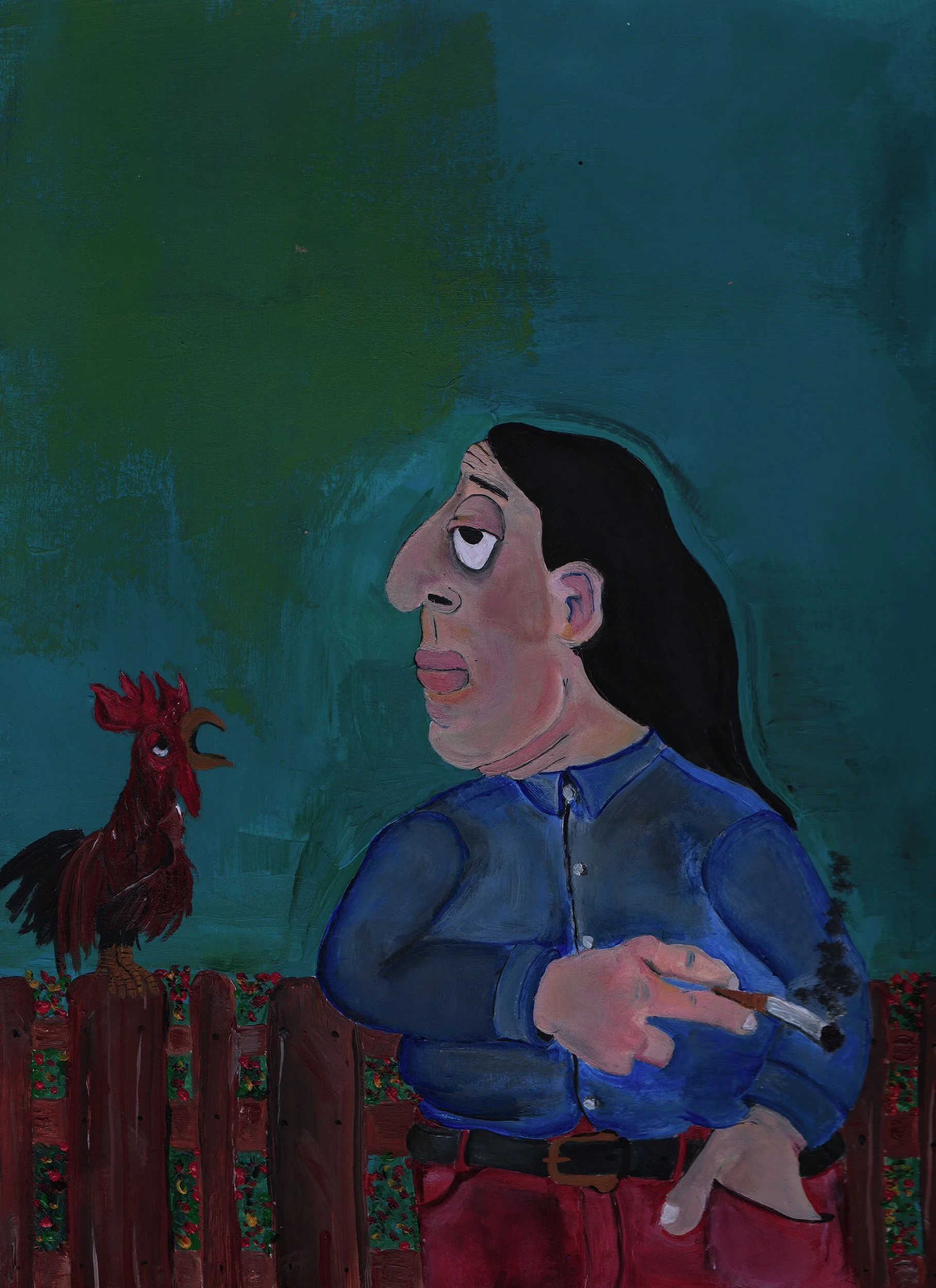 The Cockfighter by Matthew Zavala