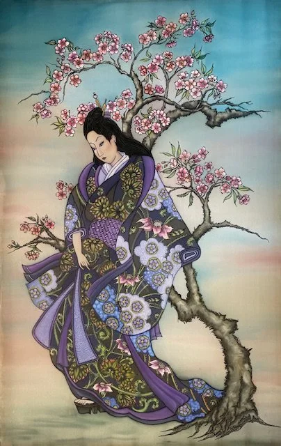 Silk paintings