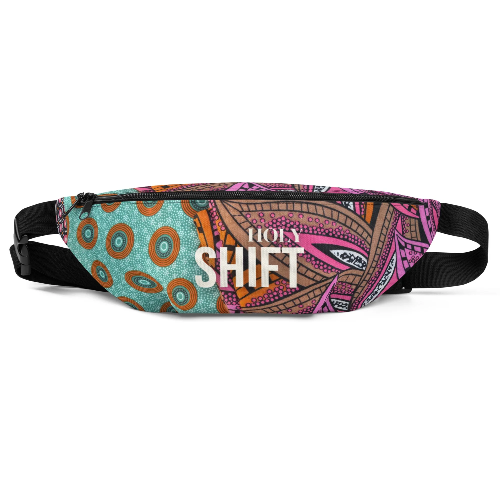 Holy SHIFT African Print Fanny Pack