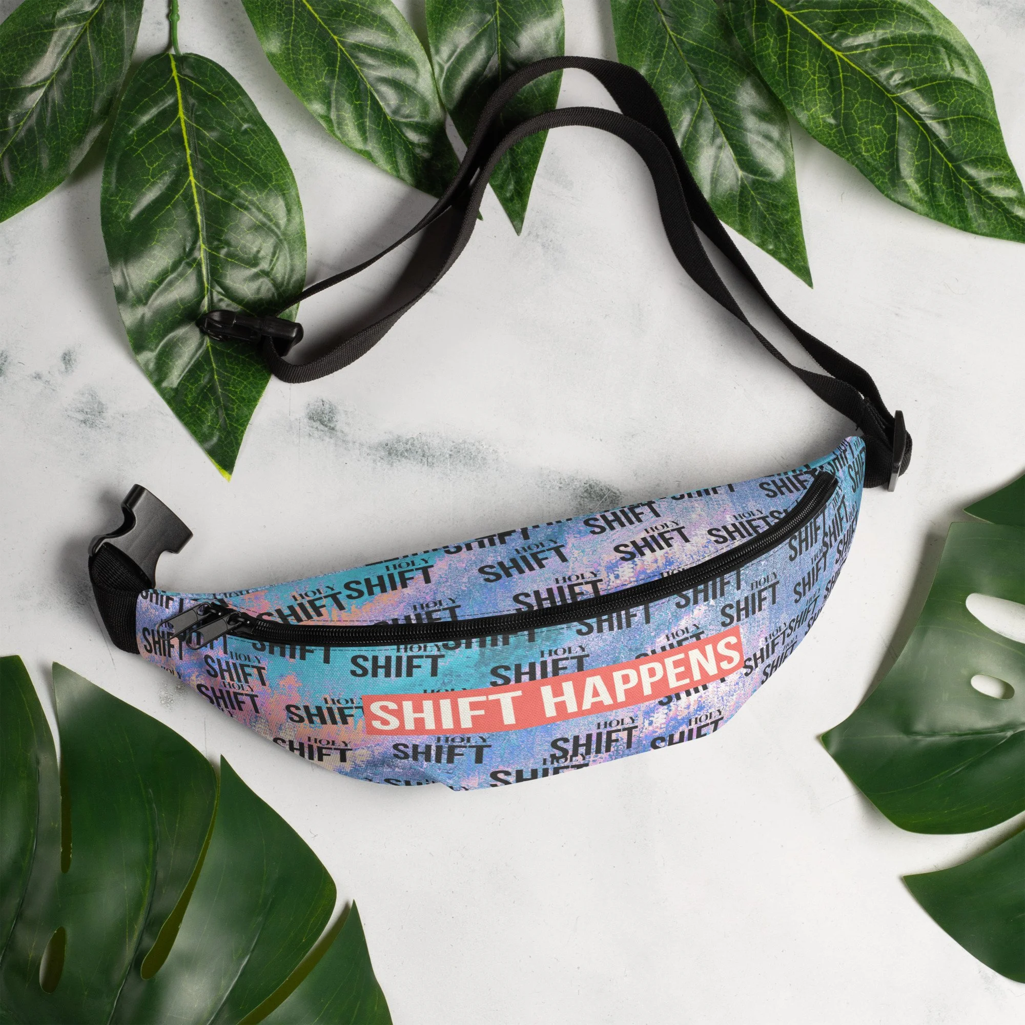 Holy SHIFT Street Art Fanny Pack