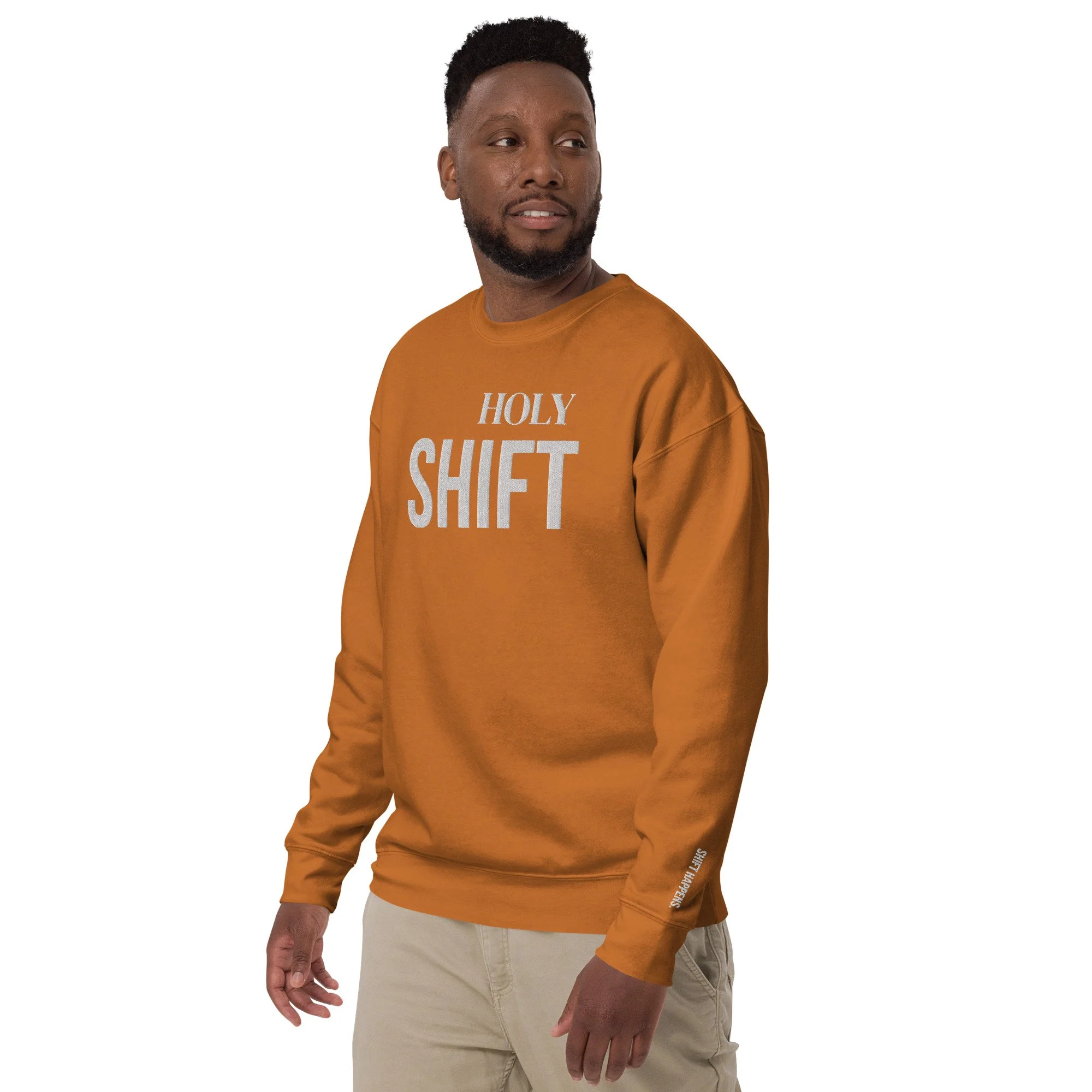 Holy SHIFT Embroidered Premium Sweatshirt