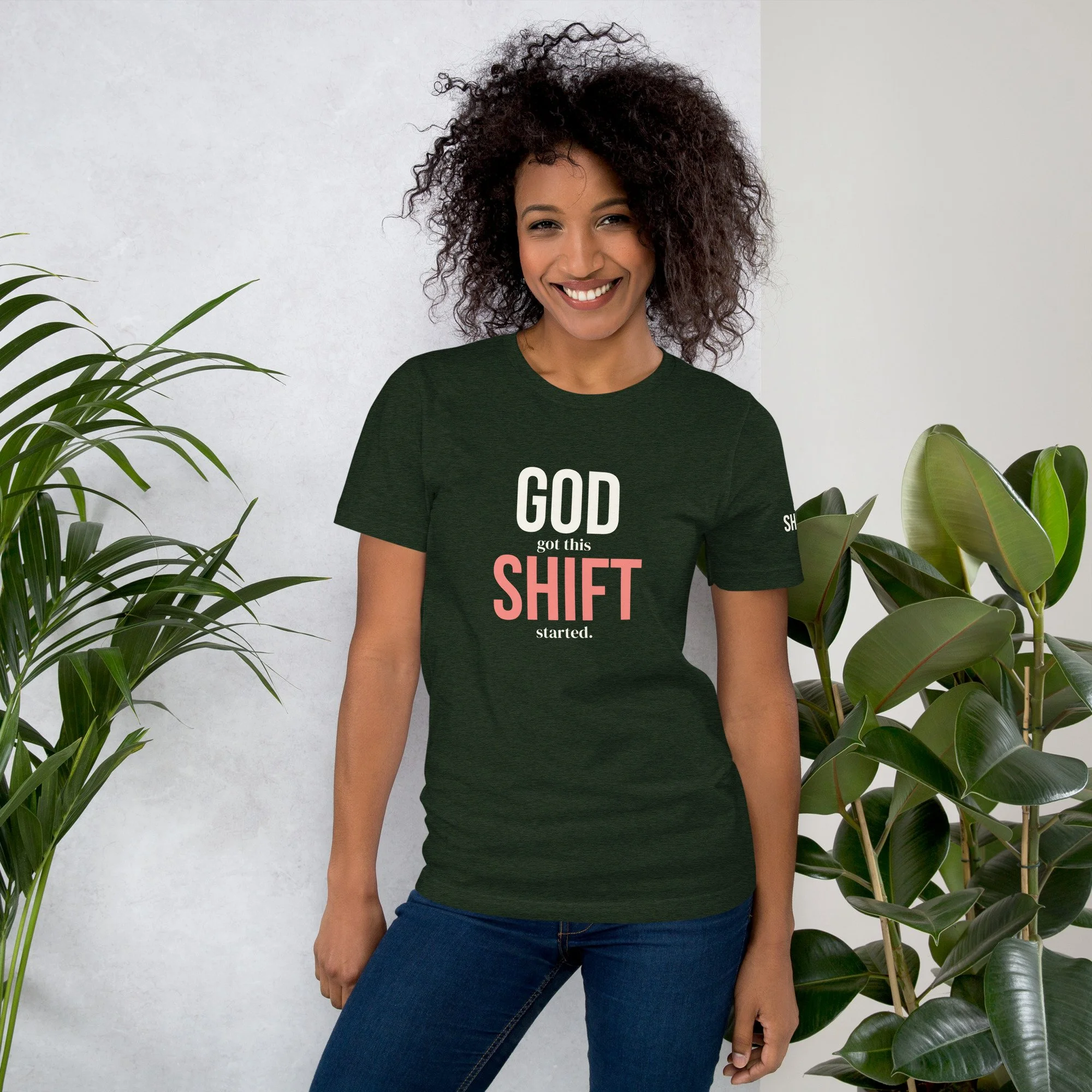 God Shifted Unisex Tee Coral