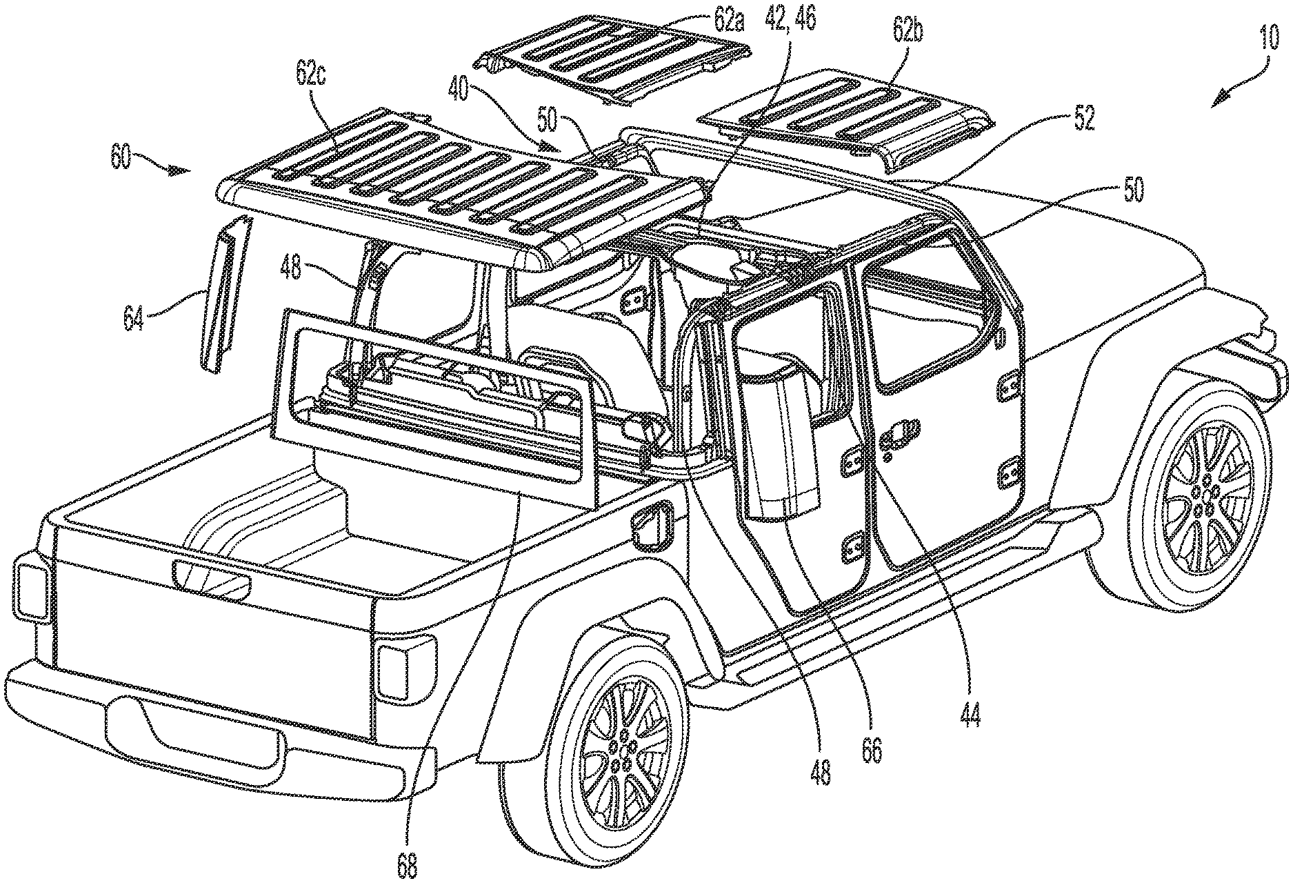Jeep Gladiator Modular Roof System