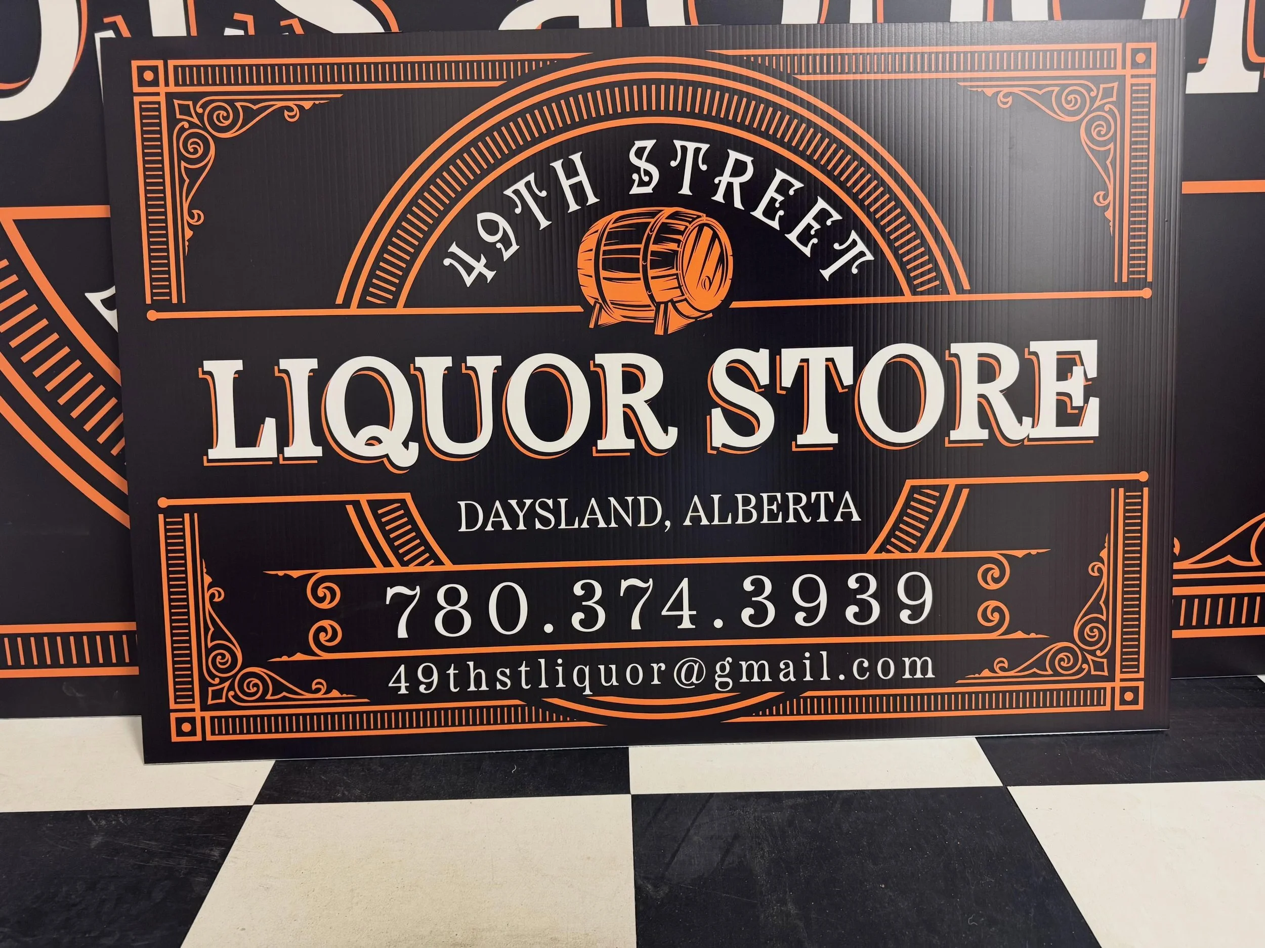 Not your average sign shop, 
making Clean detail, bold contrast, and built to catch eyes. 👀 #sign #signshop #graphics #graphicdesign #stickers