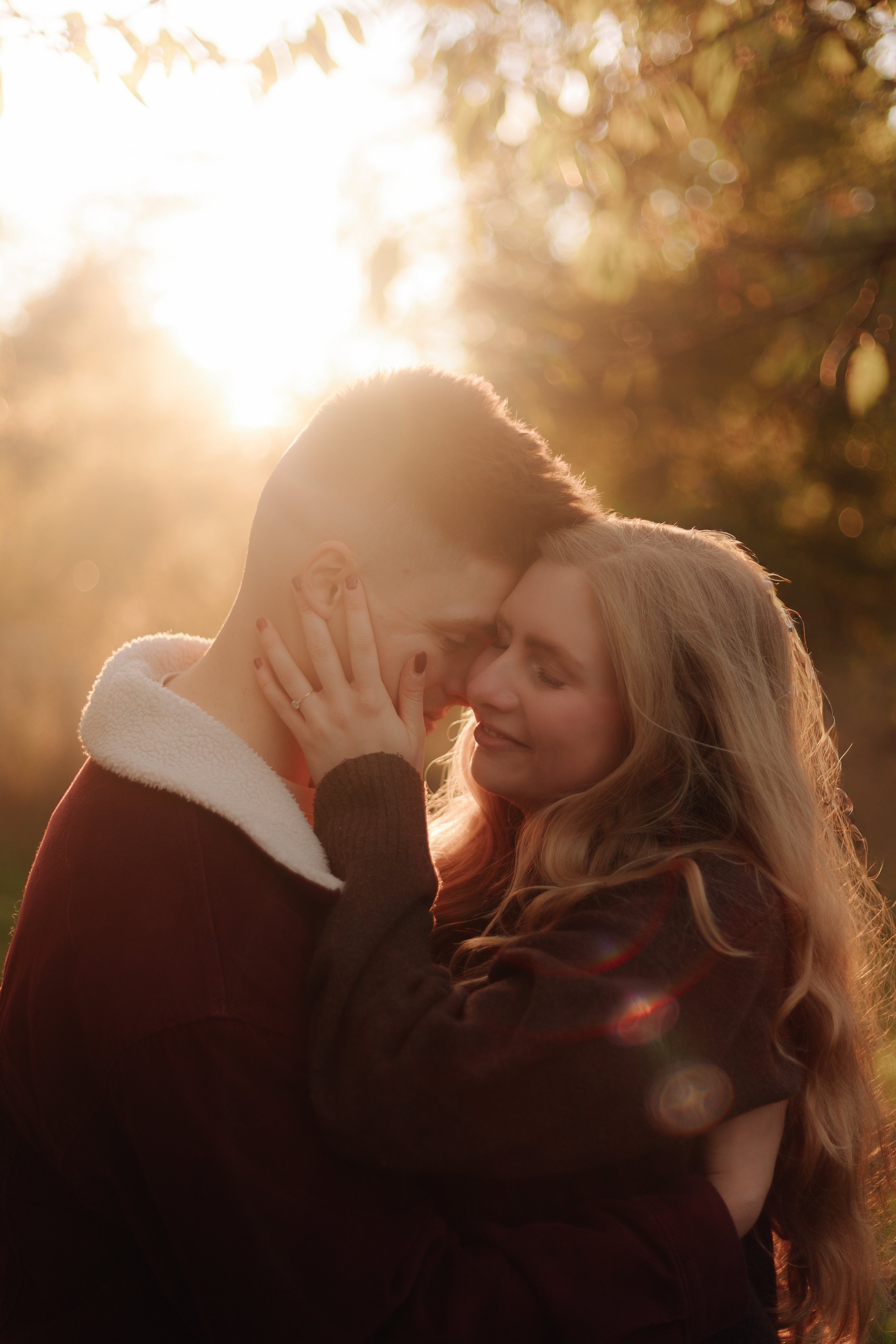 Paarshooting / Verlobungsshooting in Hamburg Engagement Photoshoot Hamburg Sunset Golden Hour Fotografin
