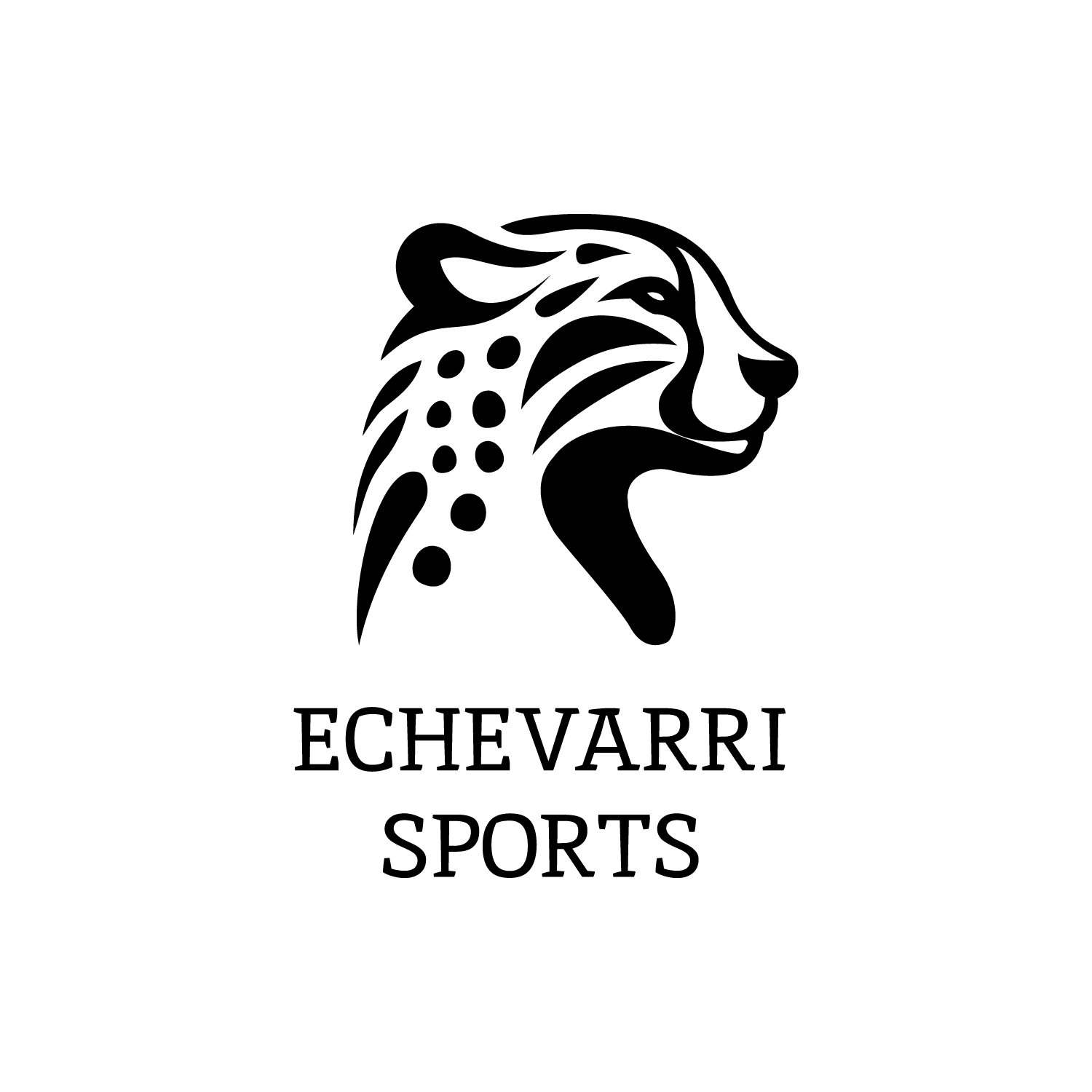 Echevarri Sports Logos 01 Black on White.png