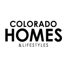 Logo for Colorado Homes & Lifestyles in black and white.