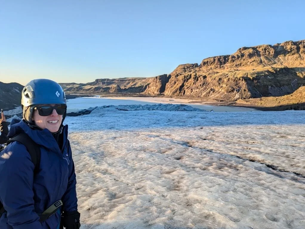 Hiking on Sólheimajökull glacier
